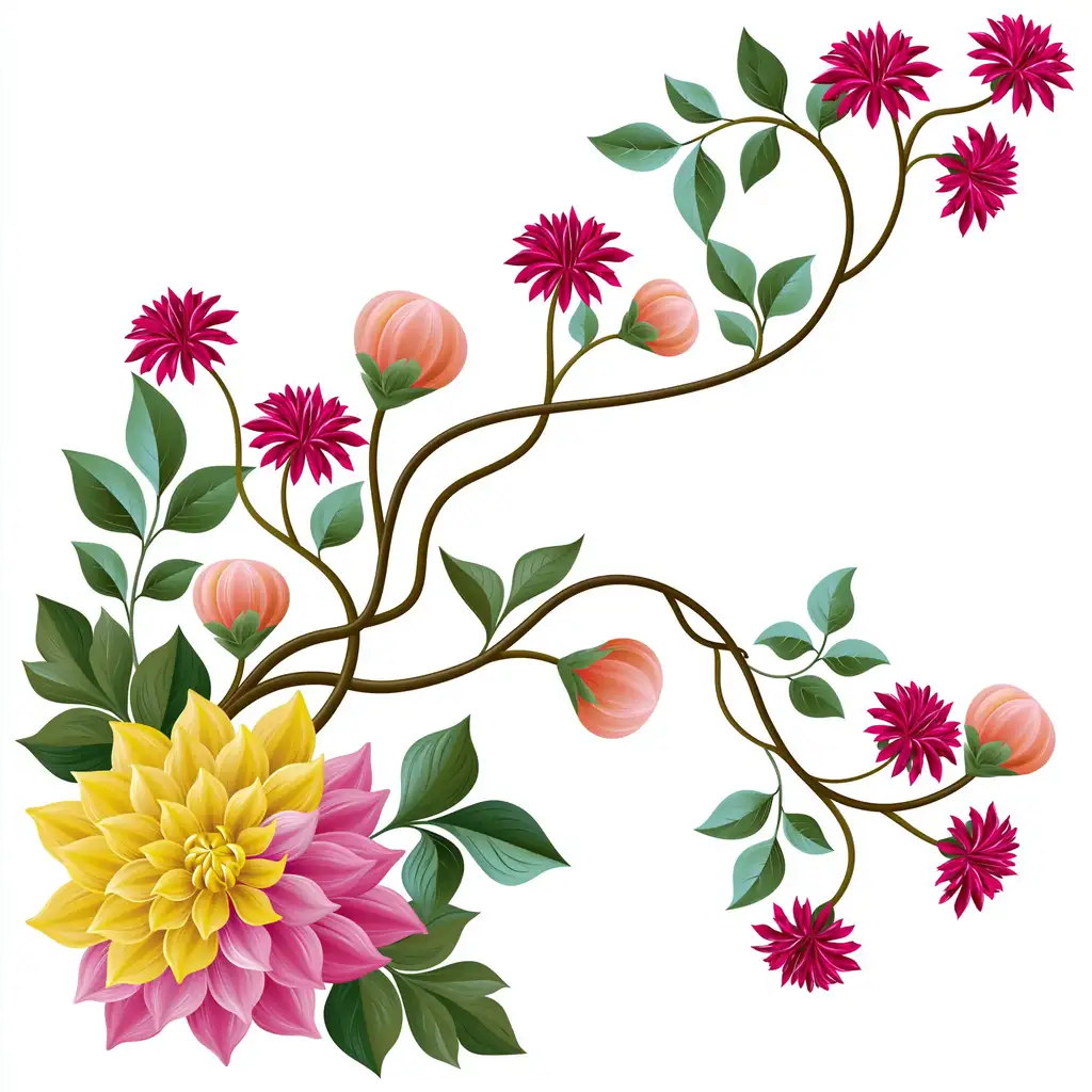 Floral Corner Arrangement with Yellow and Pink Flowers