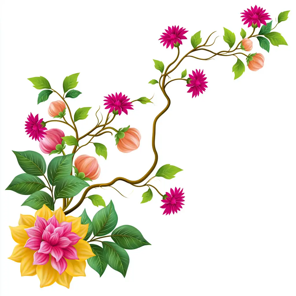 Floral Corner Arrangement with Yellow and Pink Flowers